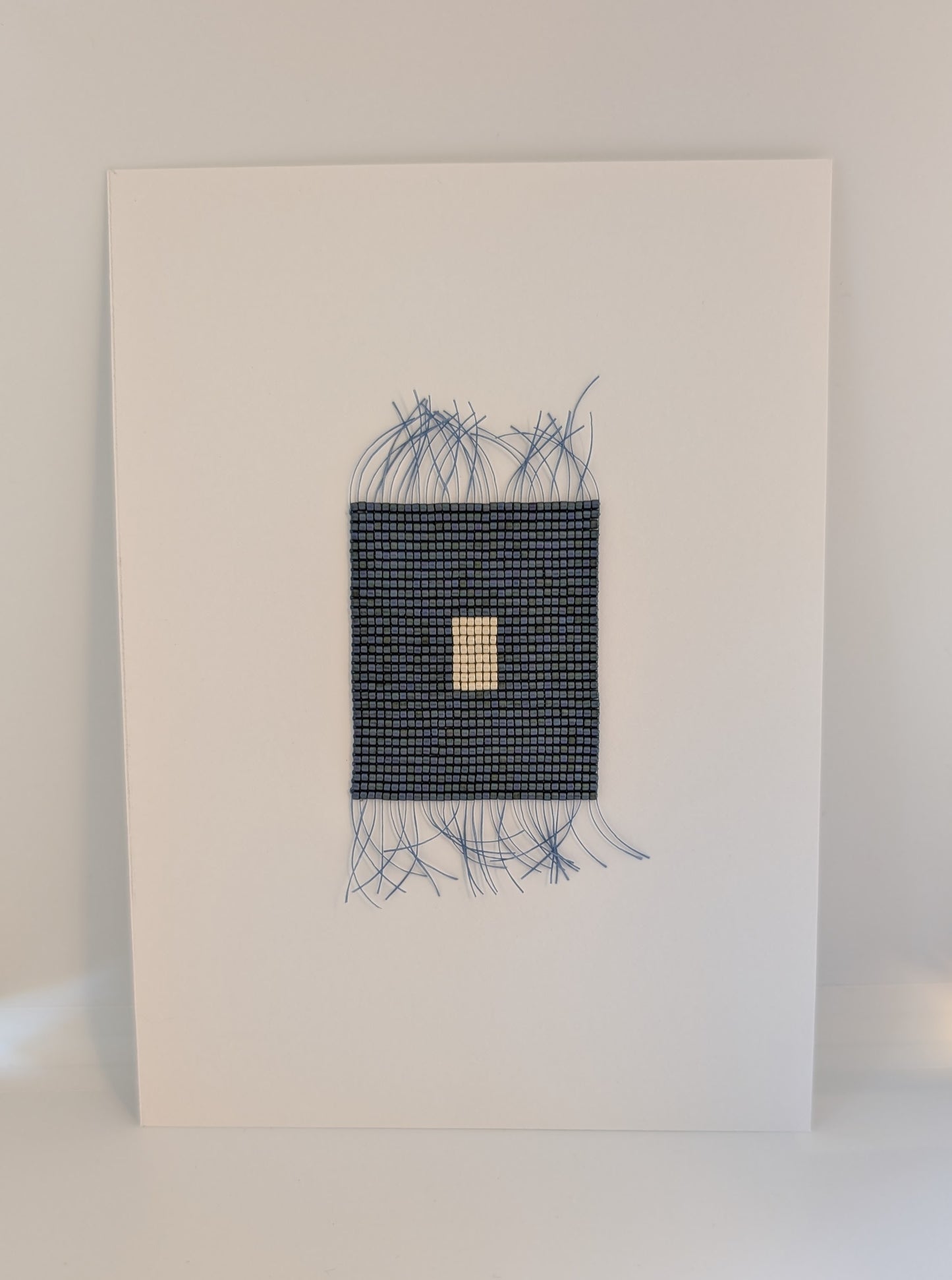 Square Matte Blue Artwork