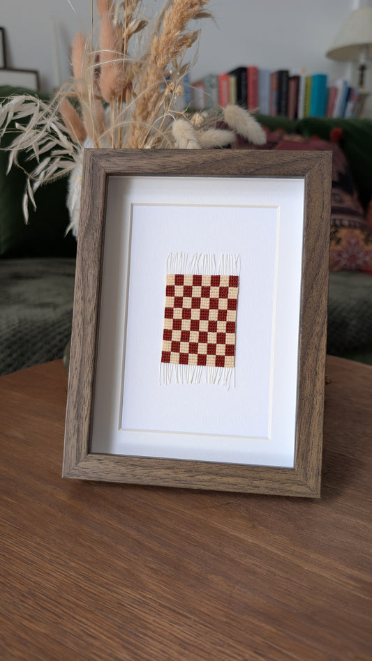 Checkered Red Artwork