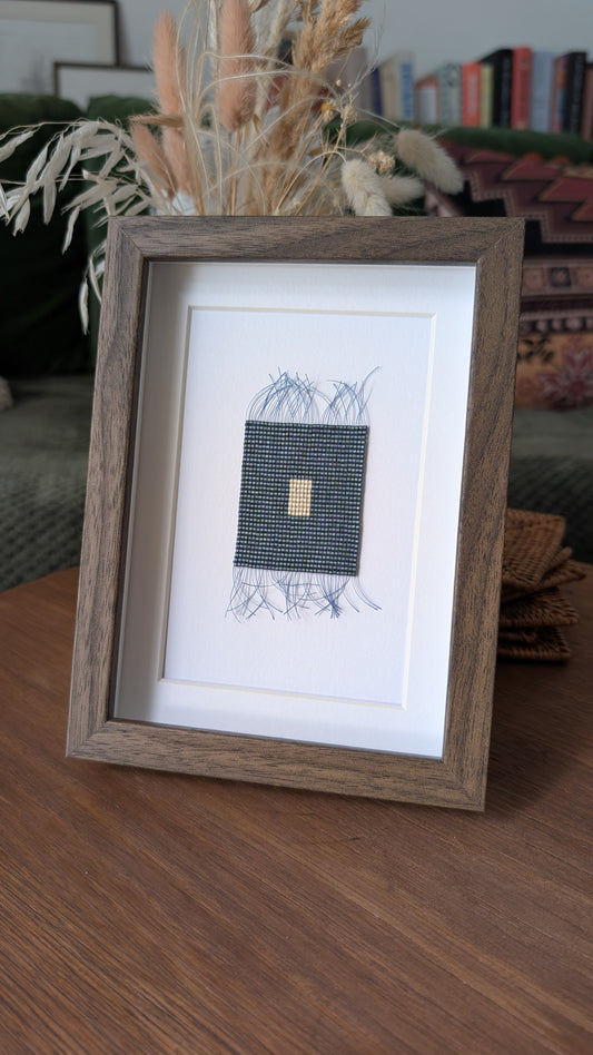 Square Matte Blue Artwork