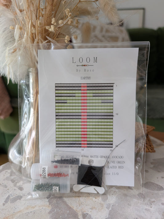 DIY Loom Kit with Pattern - Earthy