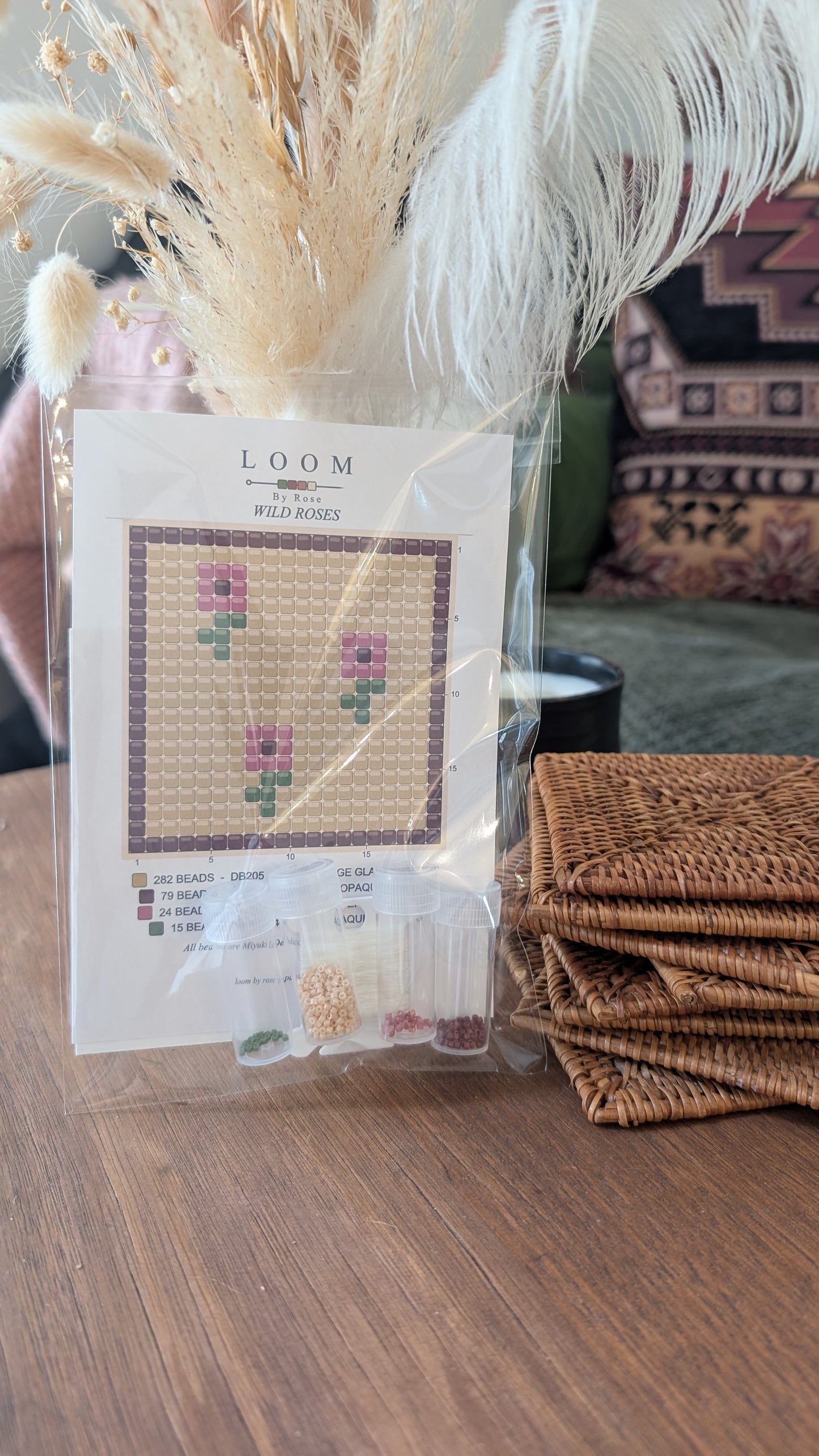 DIY Loom Kit with Pattern - Wild Roses