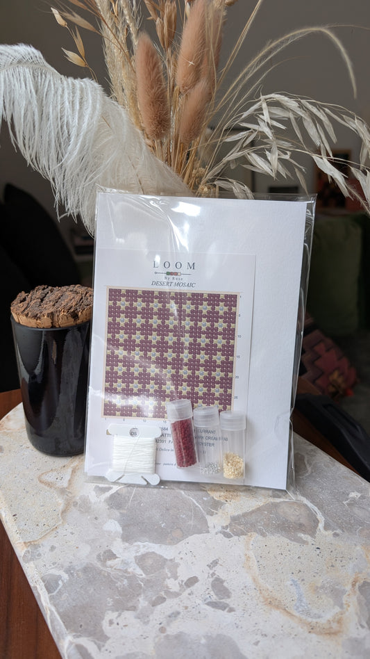 DIY Loom Kit with Pattern - Desert Mosiac