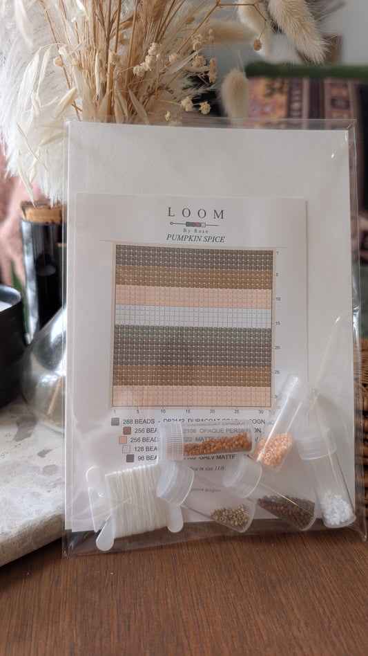 DIY Loom Kit with Pattern - Pumpkin Spice